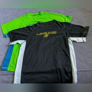 (2) for (1) UV Rash Guard Swimming Shirts, Size 18-20